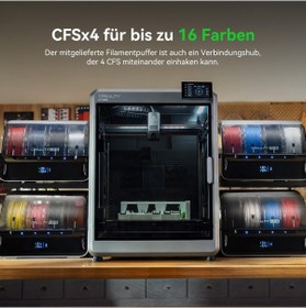 Resim K2 Plus İçin Creality Cfs Filament Sistemi Creality Hi, Otomatik Filament Tanımlama, Filamentler İçin Otomatik Nem Depolama 