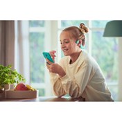 Resim Philips TAK4607GR Açık Kulak Tasarımlı Kemik İletimli Kablosuz Kulak Üstü Çocuk Kulaklığı Yeşil 