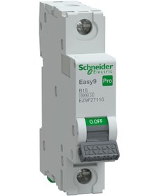 Resim Schneider Electric EZ9F27116 Pro 1 Faz 16A 6 KA B Tipi Sigorta 