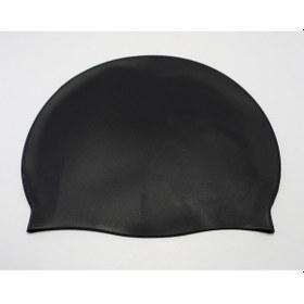 Resim Profesyonel 5 Adet Gerçek %100 Silikon Deniz Havuz Yüzücü Bonesi Mavi 