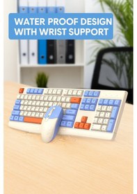 Resim Km-300 Usb Kablolu Türkçe Klavye Mouse Seti, Suya Dayanıklı, Bilek Destekli Klavye Seti Diğer 