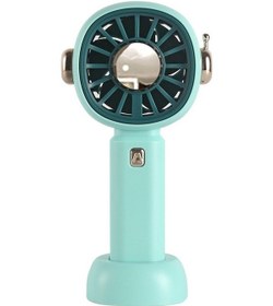 Resim Fgns El Tipi Vantilatör, Li-ion Pil Taşınabilir Vantilatör, Mini Mavi, 