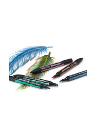 Resim Winsör & Newton Brush Marker Illustration Kalem Magenta 