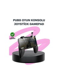 Resim Pubg Mobile İçin Tetikleyicili Joystickli Telefon Gamepadi 