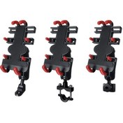 Resim Wondernest Motosiklet Metal Navigasyon Ve Cep Telefonu Braketi - Dikiz Aynası Kurulum Stili Std 