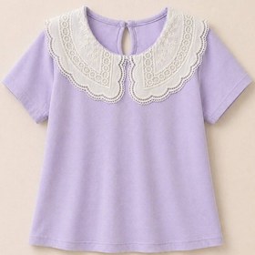 Resim Modanino Kız Çocuk Nakış Yakalı Bluz 3-10 Yaş 12653oz Lila 
