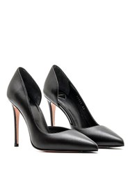 Resim Sofia Baldi Fenes Siyah Hakiki Deri Kadın Stiletto & Abiye 