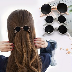 Resim 1 adet YISONLF Şık Altın Moda Saç Tokası - El Yapımı Mat Bitiş, Kadınlar için Güvenli Tutuşlu Vintage Tarzı Saç Tokası, Zarif Hediye Aksesuarı, Saç Stili Geliştirici, Eğlenceli Tasarım, Parlak Metalik Yüzey 