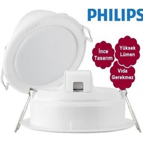 Resim Philips 59203 10W Mağaza Gömme Spot Armatür 6500K(476240333) 