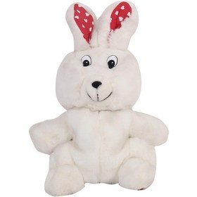 Resim Kukla Tavşan Beyaz Peluş 31 Cm 