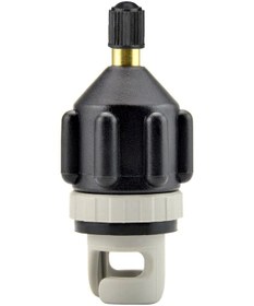 Resim Jeehugo Sup Kayak Pomp Adaptörü, Bronz+gümüş Malzeme, Hızlı Enflasyon, Evrensel Valf, Siyah-gri, Jb-a02 