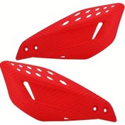 Resim Hightower Kırmızı Çift Taraflı Dayanıklı Karbon Fiber Dirt Bike El Koruma Kalkanları Fren Kol Yuvalı 