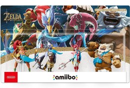 Resim Zelda Breath Of The Wild Amiibo 4lü Amibo Set Mipha Urbosa Daruk Revali | Nintendo Nintendo