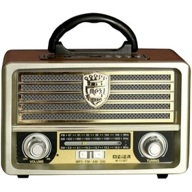 Resim MRKAY M-113 Bt Usb/sd/mp3 Bluetooth Şarjlı Nostaljik Radyo 