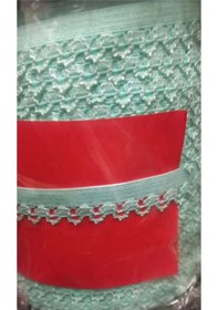 Resim Çamaşır Lastiği Dantelli 1 Cm 1 Metre Su Yeşili 