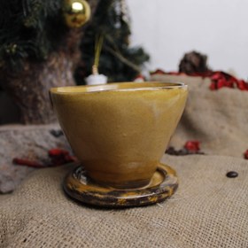 Resim Huni Tabaklı Kahve Kupası 