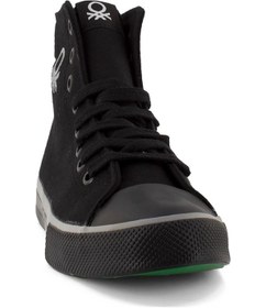 Resim United Colors of Benetton Benetton Bn-30192 Erkek Boğazlı Siyah Spor Ayakkabı 