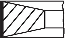Resim MAHLE 00988N0 | Motor Segmanı Ducato Boxer Jumper (01 03) 2,8 Düz (94,40mm) / (Std) Ölçü: (3 * 2 * 2.5) | 4 Adet 