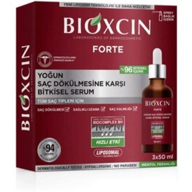 Resim Bioxcin Forte Saç Dökülmesine Karşı Bitkisel Serum 3x50 ml 