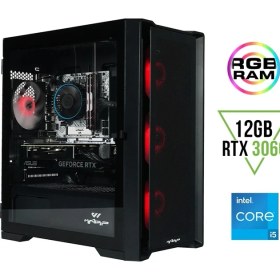 Resim Warp Optima Intel Core i5 11400F 16GB 512GB SSD RTX3060 Freedos Masaüstü Bilgisayar 