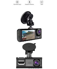 Resim Zengemtx G-sensör Ve Hareket Algılama Destekli 1080p Araç İçi Güvenlik Kamerası 