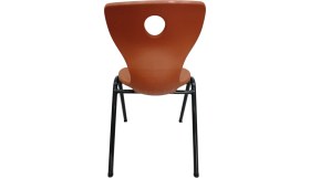 Resim Adem Koç Plastik Betina Metal Ayaklı Monoblok Okul Öğrenci Kolej Sandalyesi 