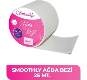 Resim Smoothly Ağda Bezi 25 Metre Esnemez ve Tüylenme Yapmaz Özelliği ile Kuaför Kullanımına Uygun 