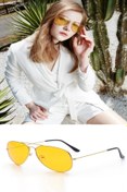 Resim MasterCar Rayban Model Metal Anti Far Gece Görüş Gözlüğü 