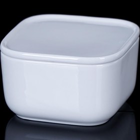 Resim ACAR Pure White Porselen Kapaklı Kase 6 Adet 