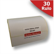 Resim Kalite Barkod 100x50 Termal Etiket | 30 Rulo Barkod Etiket 