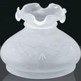 Resim Normadia 14CM Beyaz Alaaddin Avize Camı, Şık ve Zarif Aydınlatma Parçası 