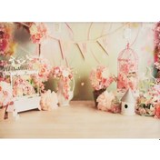 Resim Lemestar 2.1x1.5m Çiçek Desenli Fotoğraf Fon Perdesi - Stüdyo, Ürün & Parti Dekor,çok Renkli Çok Renkli 