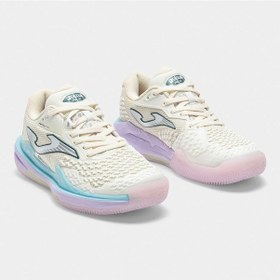 Resim Joma Tacels2625c T.ace Lady 26 Toprak Kort Kadın Tenis Ayakkabısı - Bej/pembe 