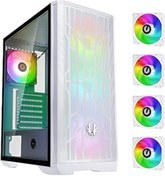 Resim Genel Markalar Bitfenix Nova Mesh Se Tg Pc Kasası, Oyun Bilgisayarı Kulesi, 4 Takılmış Argb Fanı, Argb Denetleyici 
