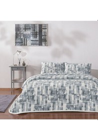 Resim Taç Jamıe Gri Çift Kişilik Pike Takımı Gri 