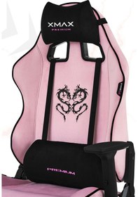 Resim Rio Balerion Terletmez Kadife Kumaş Pembe Gaming Oyuncu Koltuğu -5 Pembe 