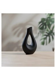 Resim Siyah Zarif Gözyaşı Vazosu 