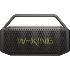 Resim W-Kıng D9-1 Bluetooth Hoparlör 100W Boombox 40S Dinleme Ipx6 Kablosuz Stereo Tws Ses Bombası Yeşil 
