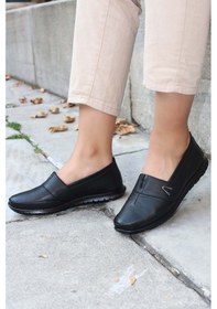 Resim Hakiki Deri Kadın Casual Ayakkabı 864za101 001 