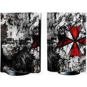 Resim cosy home gift Biohazard Umbrella Playstation 5 Standart Dijital Versiyon Sticker Kaplama Seti 