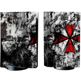 Resim cosy home gift Biohazard Umbrella Playstation 5 Standart Dijital Versiyon Sticker Kaplama Seti 