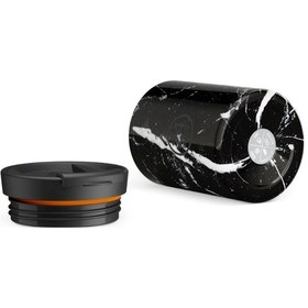 Resim Travel Tumbler Black Marble Paslanmaz Çelik Termos Bardak 350 Ml Siyah 