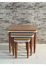 Resim Nivemeshome Dalya Meşe Zigon Sehpa Meşe 