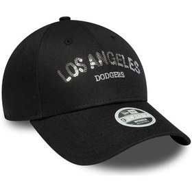 Resim New Era Wmns Sequın Wordmark 9forty Losdod Unisex Şapka 60771754 Siyah 