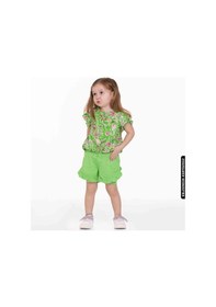 Resim Xo Kids Kız Fırfırlı Şort 9 Ay - 2 Yaş 54716 Ksrt02012 Yeşil 