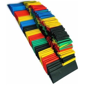 Resim Isı İle Daralan Makaron Kablo Yalıtım-328 Adet 8 Boy Set 