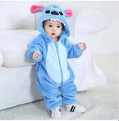 Resim Geeroyoo Yumuşak Kigurumi Pijama Takımı - Rahat Uyku Ve Parti Kıyafeti 0-36 Ay Mavi 