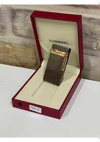 Resim Vindiesel Marka Füme Sarı Renk Gazlı Kişiye Özel Çakmak 