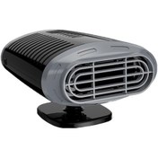 Resim Suntek 120w 360 Dönebilen Isıtma Soğutma 2 Dişli 12 V Oto Isıtıcı Fanı Gri Zs 