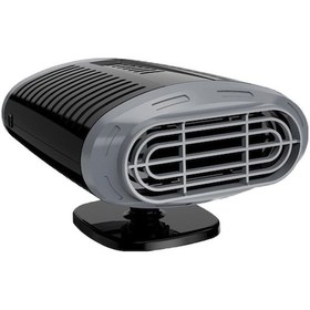 Resim Suntek 120w 360 Dönebilen Isıtma Soğutma 2 Dişli 12 V Oto Isıtıcı Fanı Gri Zs 